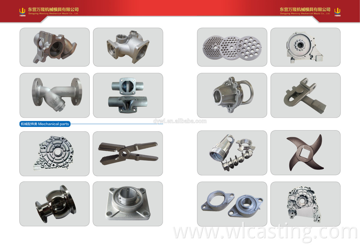 Precision Casting Pump Impeller Housing Shell Parts INVESTMENT CASTING LOST WAX VALVE BODY